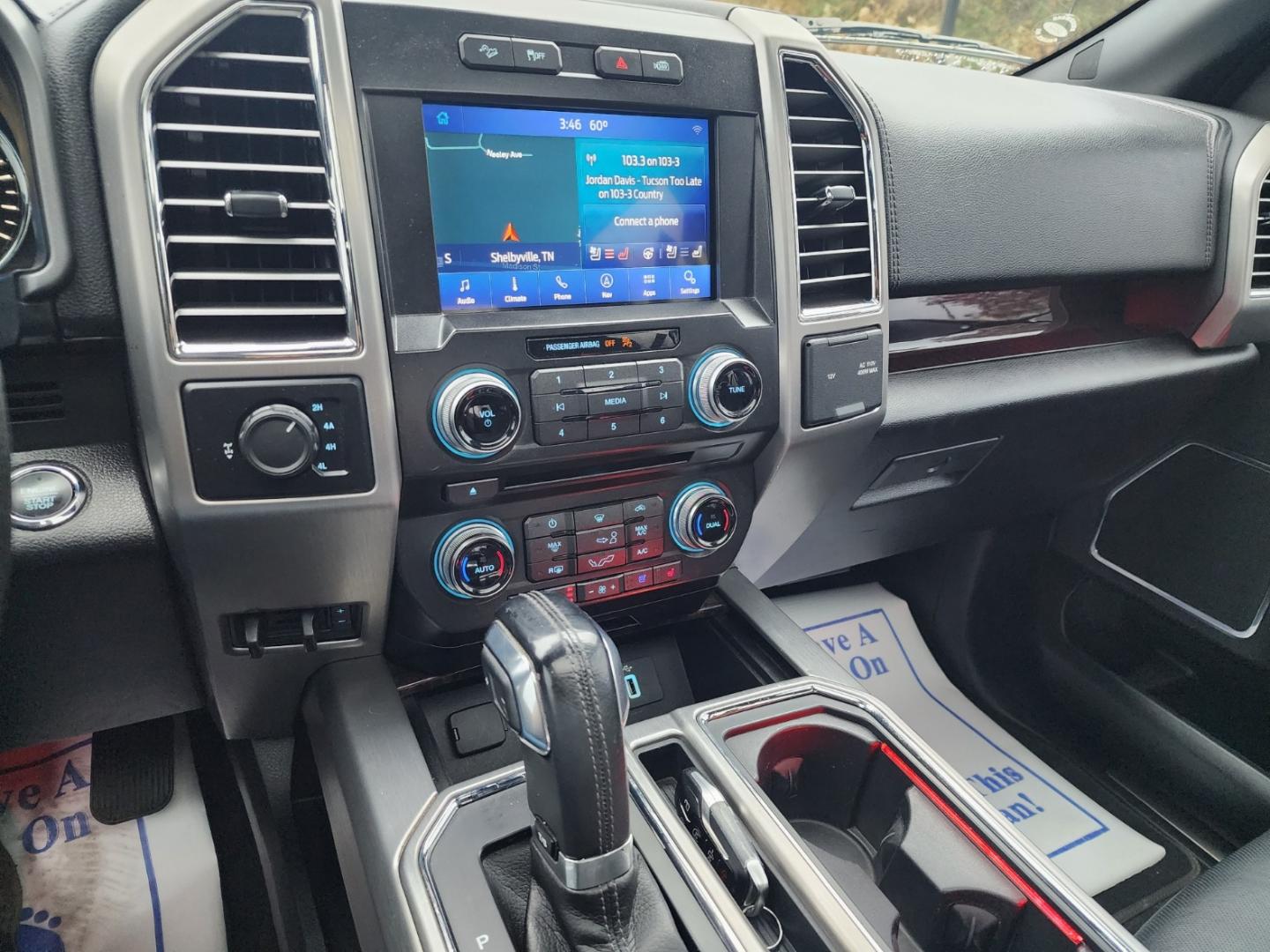 2015 Dk Blue /Black Ford F-150 Platinum SuperCrew 5.5-ft. Bed 4WD (1FTEW1EGXFF) with an 3.5 V-6 Ecoboost engine, Automatic transmission, located at 1221 Madison St., Shelbyville, TN, 37160, (931) 680-9439, 0.000000, 0.000000 - Photo#9